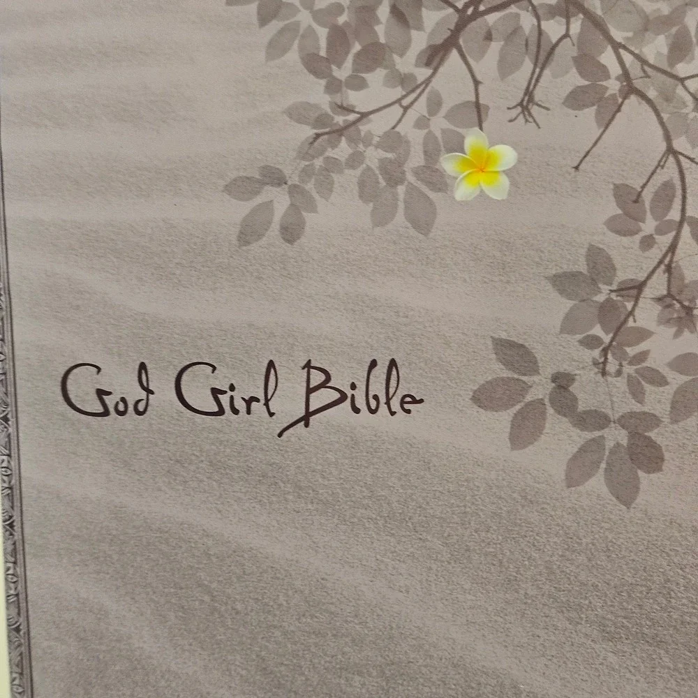 God Girl Bible ESV Edition Crossway Hardback Dustcover Purple Floral ESV Bible